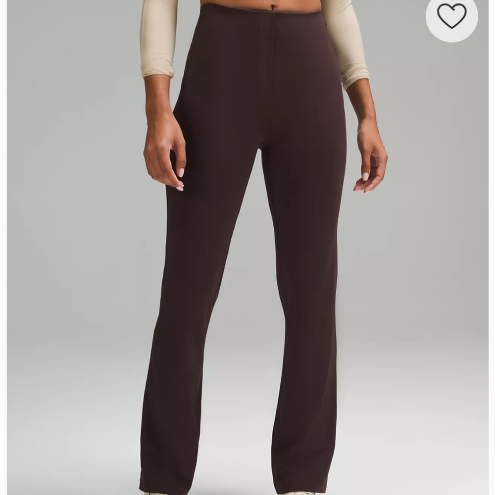 Lululemon Smooth Fit Pull On Pant Espresso High Rise sz 8